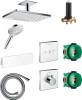 Душевой комплект Hansgrohe Rainmaker Select 460 (2 jet) 24004400 + 26530400 + 28272000 + 26456400 + 15734400 + 15736400