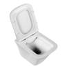 Унитаз подвесной BelBagno Marmi BB052CHR/BB052SC безободковый, с сиденьем микролифт, белый фото 4