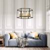 Подвесная люстра Lumina Deco Lorton LDP 1142-6 BK+MD фото 5
