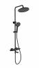 Душевая стойка Wonzon & Woghand WW-B3035-A2-MB с термостатом, черный