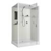 Душевая кабина Niagara Standart ST100/80/15Q/BK профиль белый, стекло прозрачное, 100x80x200 фото 2