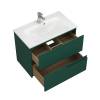 Тумба с раковиной Veneciana Veneto 80 58057 зеленый матовый фото 2
