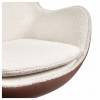 Кресло Bradex Home Egg Style Chair RF 0695 коричневый/экокожа фото 7