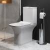 Унитаз-компакт Grossman Classic GR-4464SQ-K26 безободковый, сиденье микролифт, смыв торнадо, белый фото 5