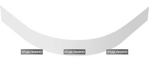 Экран для поддона RGW Acrylic NР/CL-s-08 80x80 см