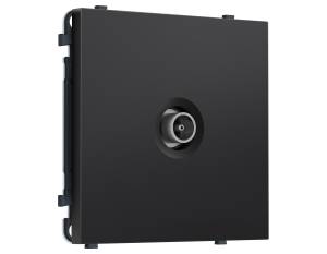Комплект механизма TV розетки оконечной Ambrella Volt Sigma MS813010 черный матовый