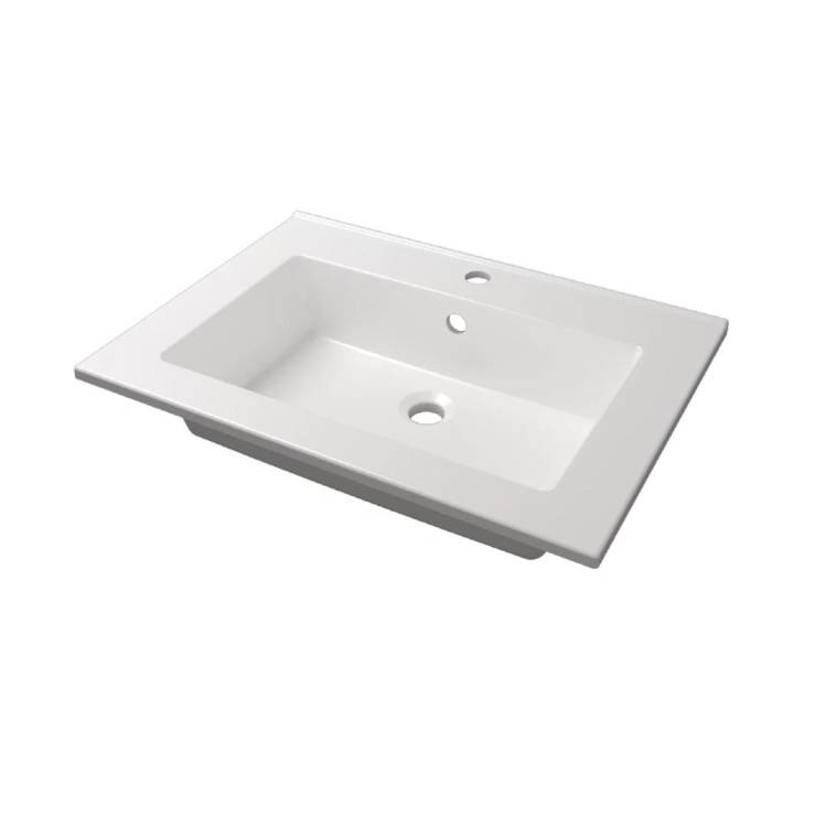 Раковина Uperwood Parma Premium 4538342000 белая глянцевая, 66x47.5