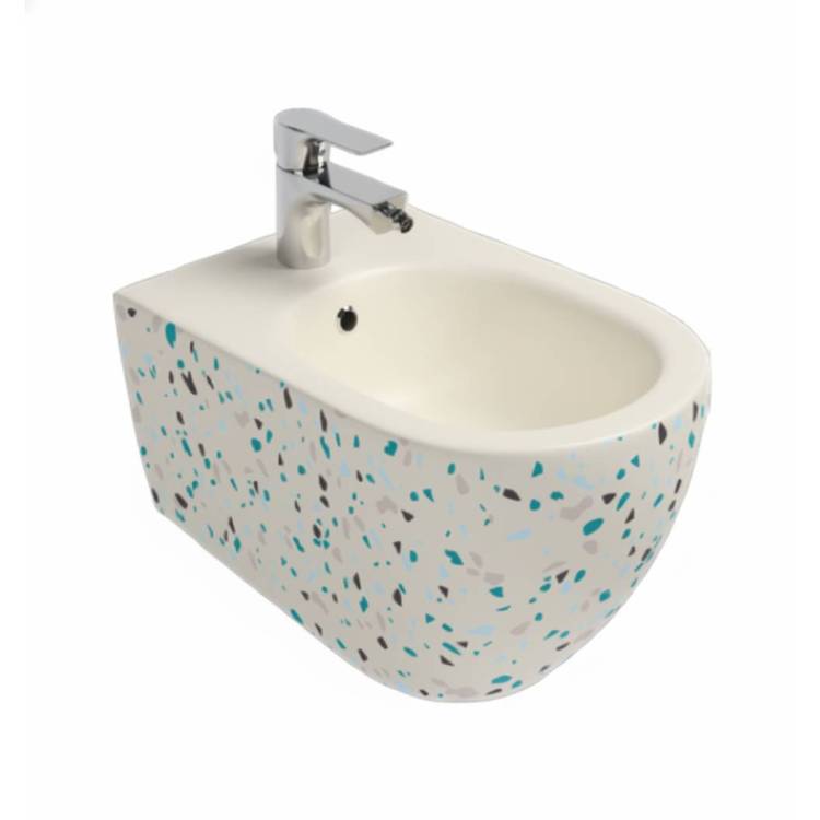 Биде подвесное Isvea Infinity 10NF41001SV-2K-TRZ слоновая кость матовое