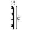 Плинтус гибкий Orac Decor Axxent SX105F 200x1.3x10.8 фото 2