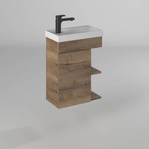 Тумба под раковину Briz Берн 238 03-18045-06 00 ВЕЛ, Дуб Веллингтон, 45x29