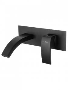 Смеситель для раковины Wonzon & Woghand WW-88869009-MB встраиваемый, черный матовый