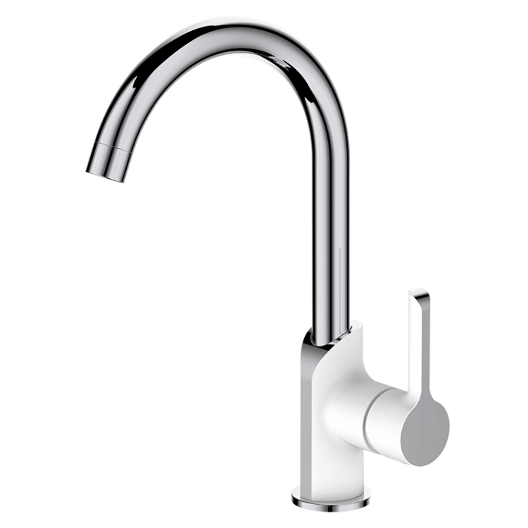 Смеситель для кухни Osgard Ionic White 92073 хром, белый