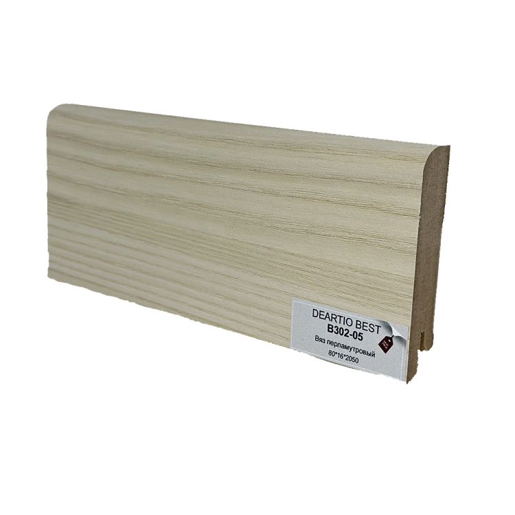 Плинтус Deartio Best B302-05 Вяз Перламутровый 2050x80x16