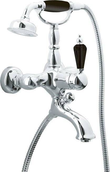 Смеситель для ванны с душем Boheme Tradizionale Nero 243 хром