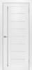 Межкомнатная дверь экошпон Мариам Техно 741, остекленная, белоснежный 800x2000