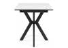 Кухонный стол Woodville Гардинг 676462 белый мрамор / черный фото 3