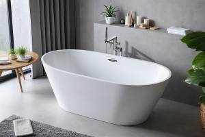 Акриловая ванна Cerutti Spa D'Iseo CT9902 белая, 150x75