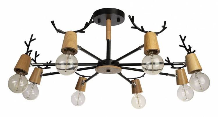 Подвесная люстра Loft IT SVEN 10024/8 Black