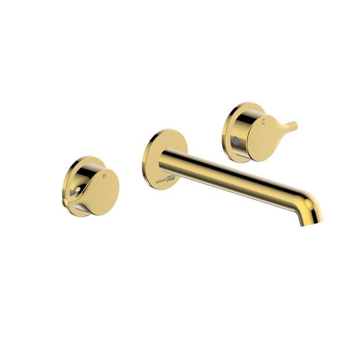 Смеситель для раковины Wasserkraft Rhein (Рейн) 9945PG золото глянцевое