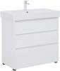 Тумба под раковину Aquanet Nova Lite 00302475 85 белый глянец, 3 ящика
