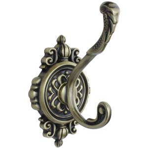 Крючок Bronze de Luxe Royal R25205 двойной бронза