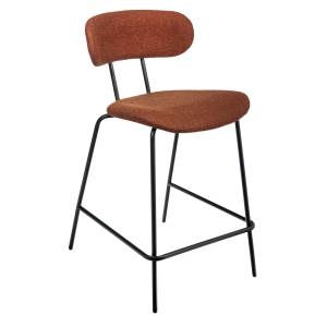 Стул полубарный Bradex Home Ant RF 0842 терракотовый букле