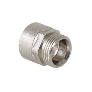 Переходник VALTEC 1/2 дюйма х 3/4 внутренняя-наружная резьба, никелированная латунь