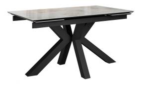 Стол Дик DikLine SFE140 00-00075483 italian grey, подстолье черное, опоры черные 140(200)x80x77