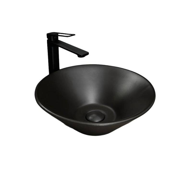 Раковина Gid Esfera 53383 N9102bg 42 см, черная