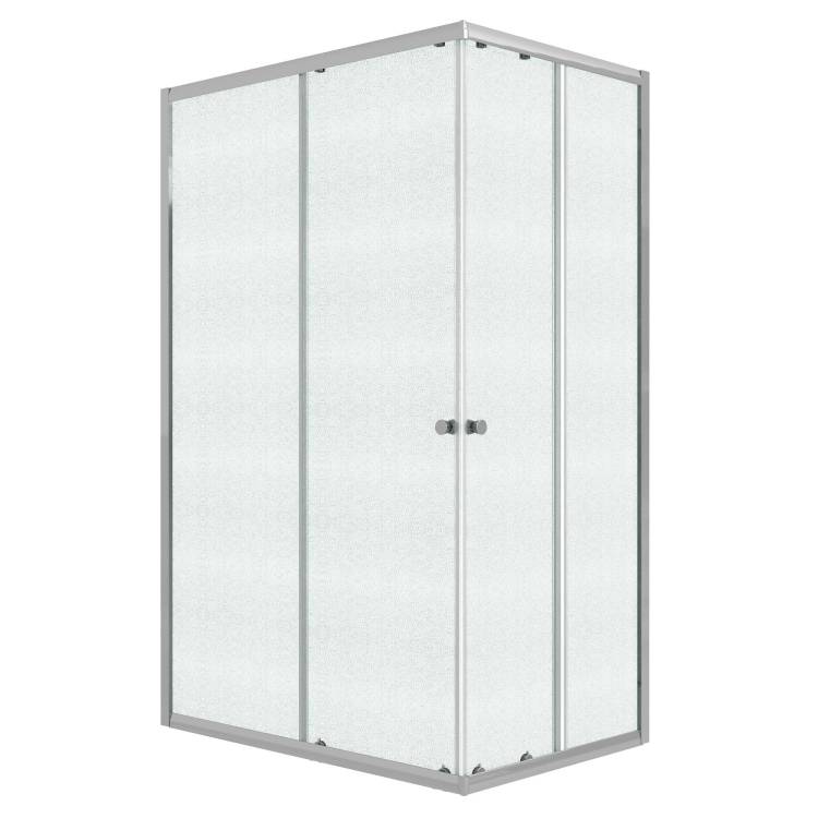 Душевой уголок Niagara Eco NG-1129-14QMT профиль хром матовый, стекло матовое, 120x90x190