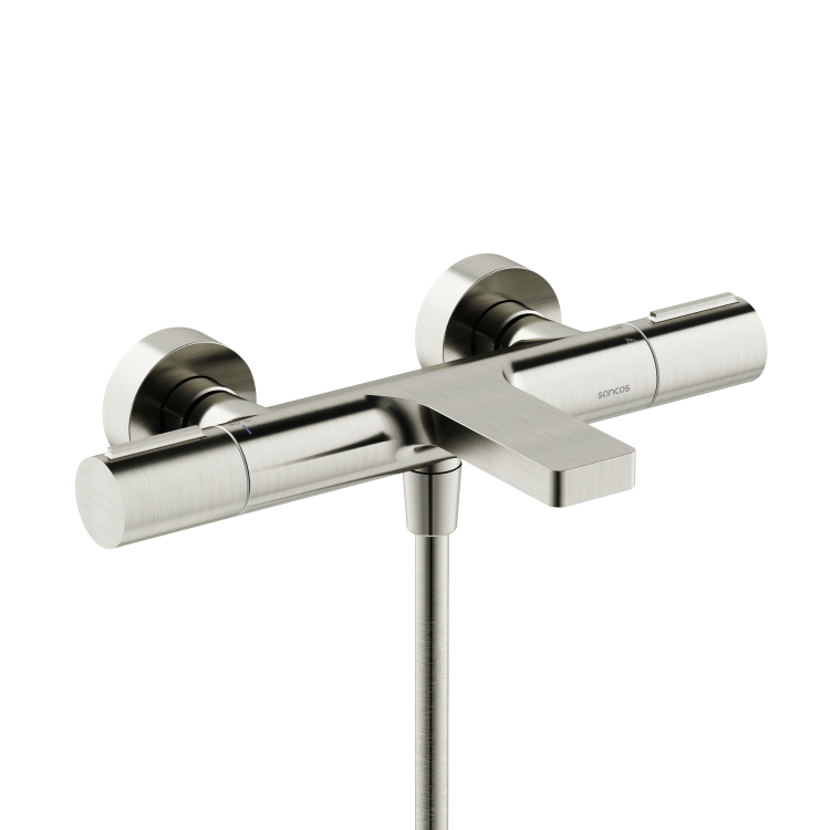 Смеситель для ванны с душем Sancos Etna SC9006BN брашированный никель