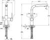 Комплект  Мойка кухонная Kaiser KSM-5548 + Смеситель VitrA Split A42144EXP для кухонной мойки фото 6