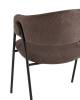 Стул Stool Group Колин AV 487-Lm34-9005 вельвет коричневый фото 6
