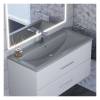 Раковина Uperwood Foster Quartz 291030045 серая матовая, бетон, 100x45.5 фото 2