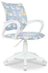 Кресло компьютерное Бюрократ Burokids 1 W 1929793 голубой с цветным рисунком