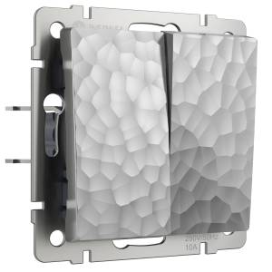 Выключатель двухклавишный Werkel Hammer W1222006