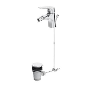 Смеситель для биде Damixa Jupiter 770240000 с донным клапаном, хром