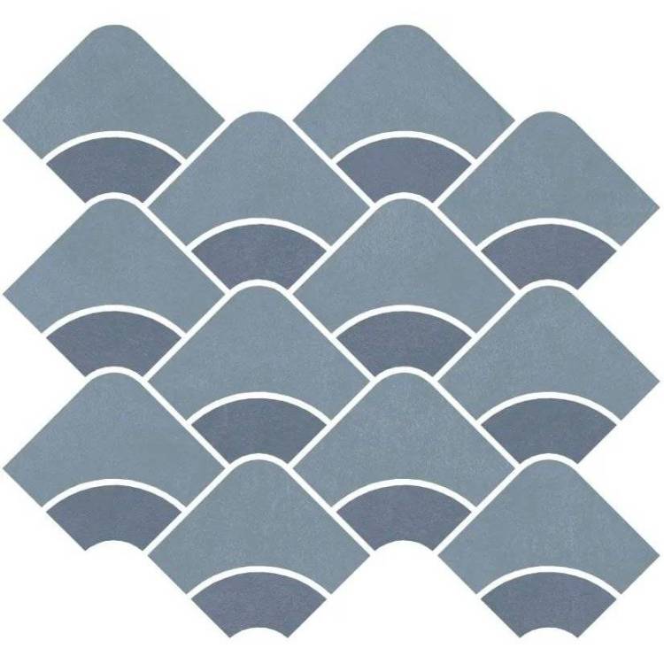 Декор Kerama Marazzi Таделакт KMD2HID011BR Наборный Синий Светлый, Синий Матовый Обрезной 28x30