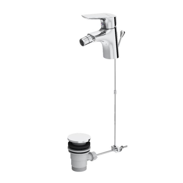 Смеситель для биде Damixa Jupiter 770240000 с донным клапаном, хром