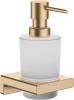 Набор Hansgrohe AddStoris Стакан 41749140 + Дозатор 41745140 + Крючок 41755140 шлифованная бронза фото 2