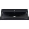 Раковина Uperwood Foster Quartz 291030038 черная матовая, уголь, 80x45.5
