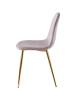 Стул Stool Group Валенсия SN OS-001L-V HLR-25 gl DUAL розовый золотые ножки фото 4