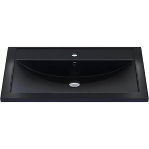 Раковина Uperwood Foster Quartz 291030038 черная матовая, уголь, 80x45.5 Раковина Uperwood Foster Quartz 291030038 черная матовая, уголь, 80x45.5