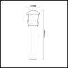 Уличный светильник Odeon Light Nature Tako 4051/1F фото 2