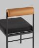 Набор из 2 стульев Stool Group Балла FDC7287 sDC6095-10+b270-28 X2 темно-серый, коричневая экокожа фото 6