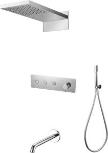 Душевой комплект Boheme Fusion 130-2-CR С ВНУТРЕННЕЙ ЧАСТЬЮ, Chrome