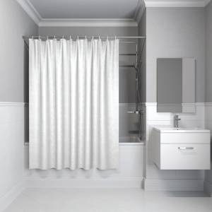 Штора для ванной Iddis Base BD05P24i11 полиэстер, 200x240, белый