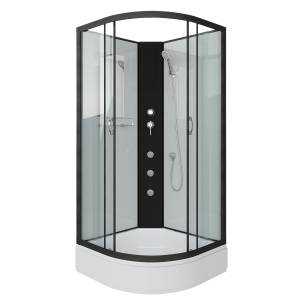 Душевая кабина Niagara Classic NG-6703-14BKG (800x800x2000) со средним поддоном (26см)