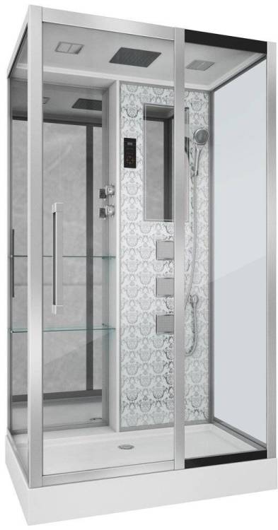 Душевая кабина Niagara Lux 7713W R серебристый матовый