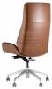 Кресло компьютерное Stool Group TopChairs Crown SN A312 8383-29 walnut back черный фото 4